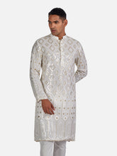 Ivory Mirage Mirrorwork Kurta